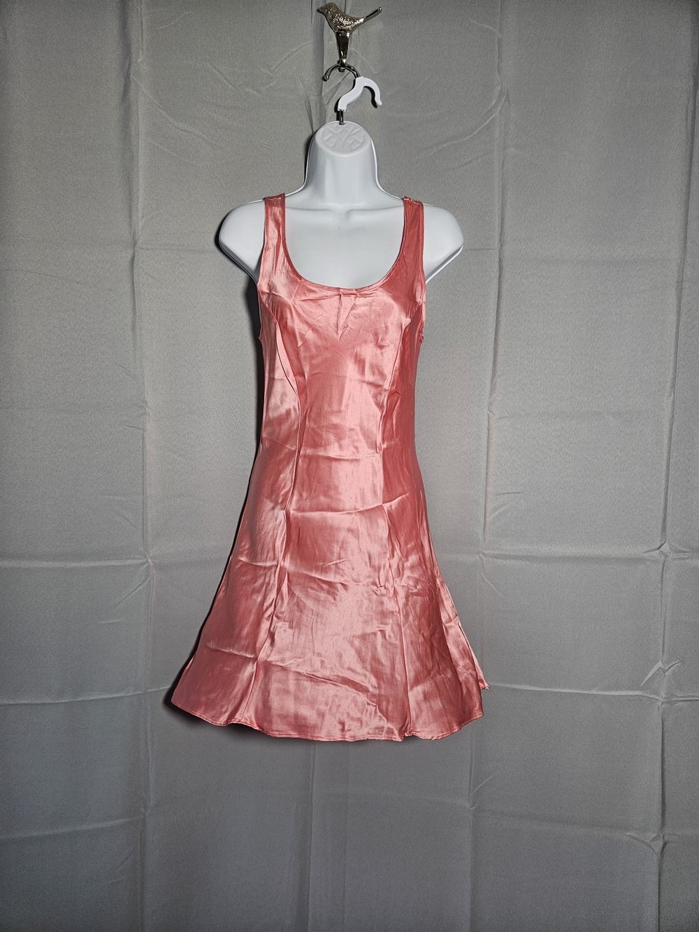 Victoria's Secret Pink Slip Dress Mini Chemise Night Gown Silk Fairy Y2K Size Sm